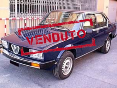 Categoria Berline Classiche. Alfa Romeo Alfetta 2.0 1980. Estimate 15000 - 20000